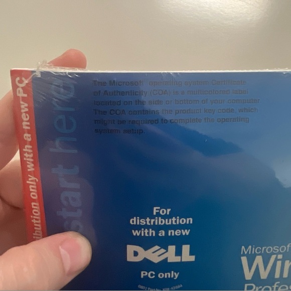 NWT Dell Reinstallation CD Microsoft Windows XP Professional Service Pack 2002 - Picture 6 of 8